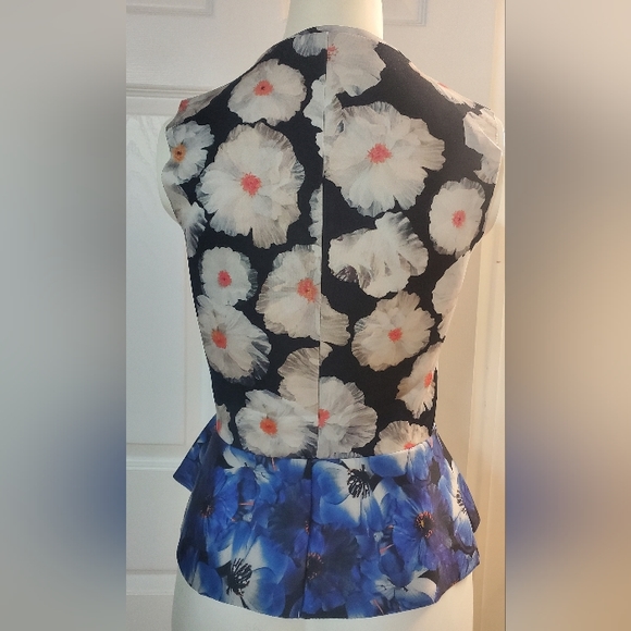 ZARA PEPLUM TOP - Picture 2 of 3